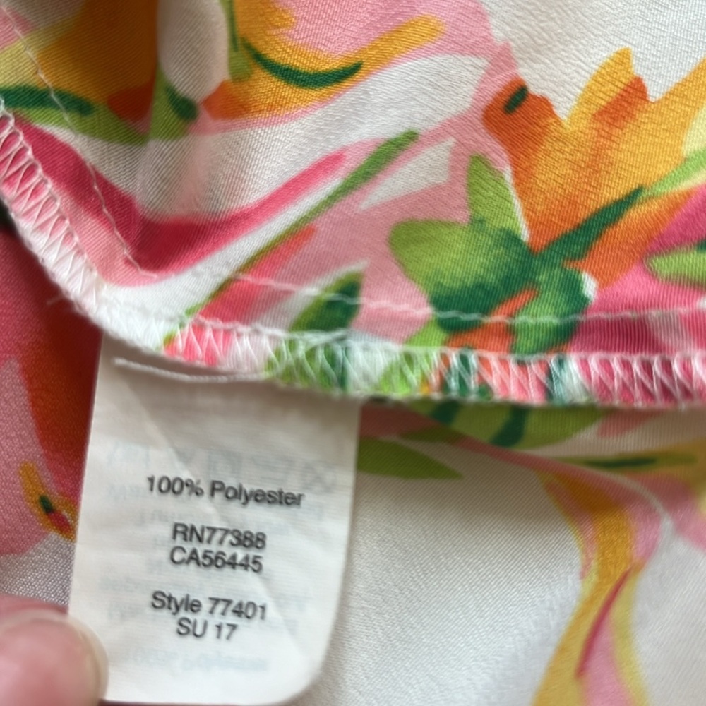 J. Crew summer floral top M - Picture 4 of 4